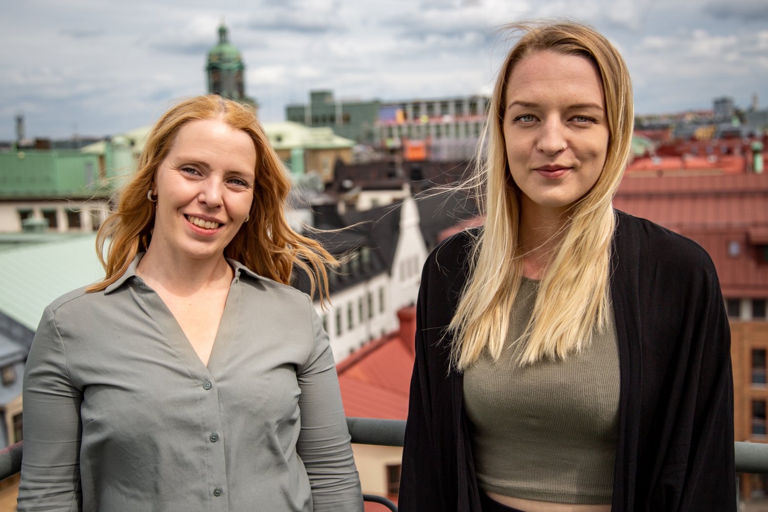 Olivia Eriksson och Maritha Arcos redaktörer och copywriters på prisad contentbyrån i göteborg